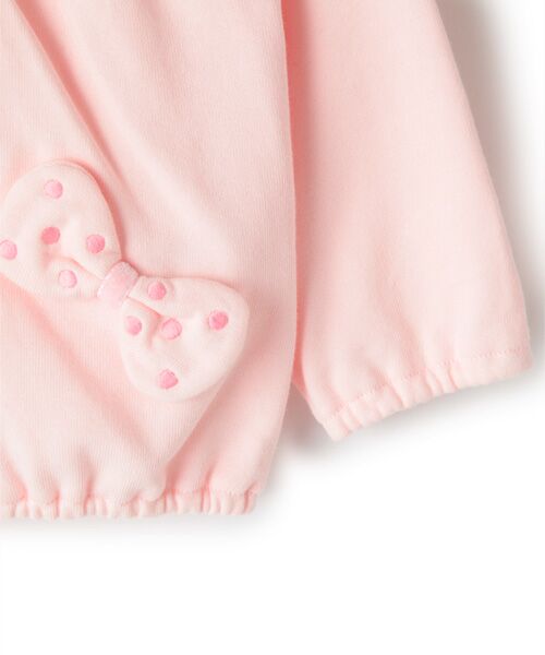 ＊＊mezzo piano / メゾピアノ ベビー・キッズウエア | うさ耳フードつきダブルリボンジャケット | 詳細4