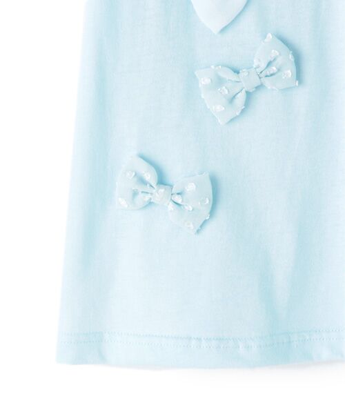 ＊＊mezzo piano / メゾピアノ Tシャツ | たっぷりリボンTシャツ | 詳細4