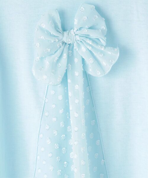 ＊＊mezzo piano / メゾピアノ Tシャツ | たっぷりリボンTシャツ | 詳細5