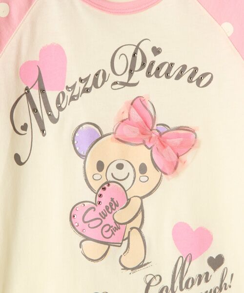 セール】 コロンちゃんプリントラグラン切り替えTシャツ （T