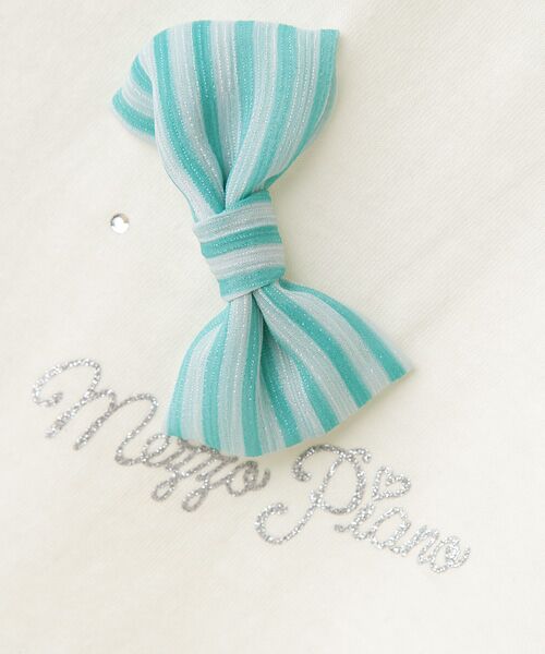 ＊＊mezzo piano / メゾピアノ Tシャツ | たっぷりリボンデコ半袖Ｔシャツ | 詳細5