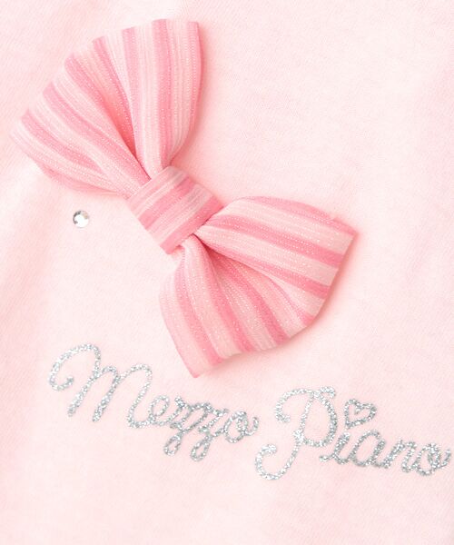 ＊＊mezzo piano / メゾピアノ Tシャツ | たっぷりリボンデコ半袖Ｔシャツ | 詳細6