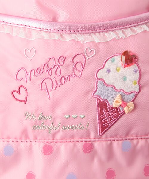 ＊＊mezzo piano / メゾピアノ リュック・バックパック | アイスワッペンデコリュック | 詳細1