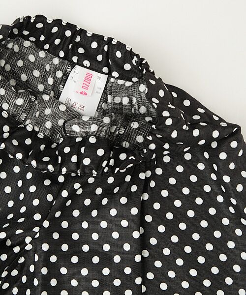 ＊＊mezzo piano / メゾピアノ セットアップ | リボンブラウス×ドットキュロットセット | 詳細6