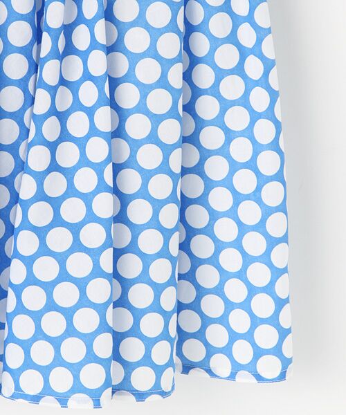 ＊＊mezzo piano / メゾピアノ ミニ・ひざ丈スカート | リボンデコ大粒水玉ジャンパースカート | 詳細4