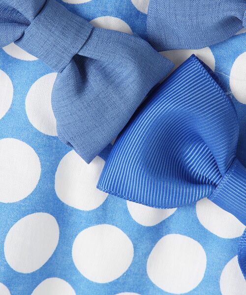 ＊＊mezzo piano / メゾピアノ ミニ・ひざ丈スカート | リボンデコ大粒水玉ジャンパースカート | 詳細7