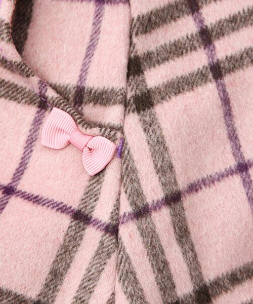 ＊＊mezzo piano / メゾピアノ ショート・ハーフ・半端丈パンツ | 【ネット限定】リボンつきチェック柄キュロット | 詳細1