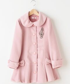 【ネット限定】ワッペンつきAラインシャギーコート