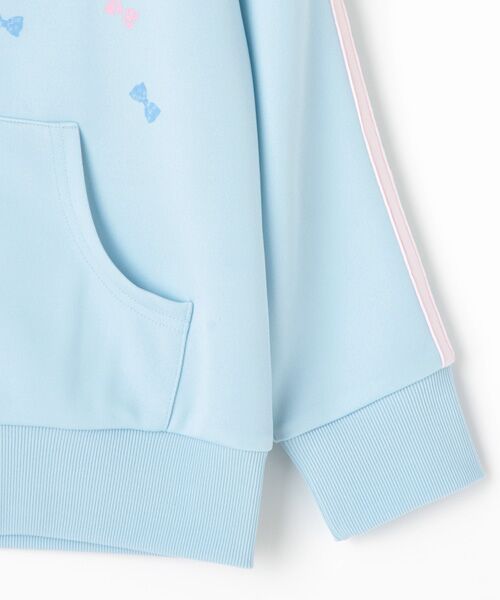 ＊＊mezzo piano / メゾピアノ その他トップス | リボン刺しゅう＆プリントジャージブルゾン | 詳細3