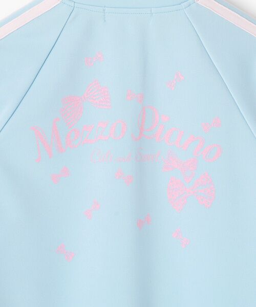＊＊mezzo piano / メゾピアノ その他トップス | リボン刺しゅう＆プリントジャージブルゾン | 詳細4