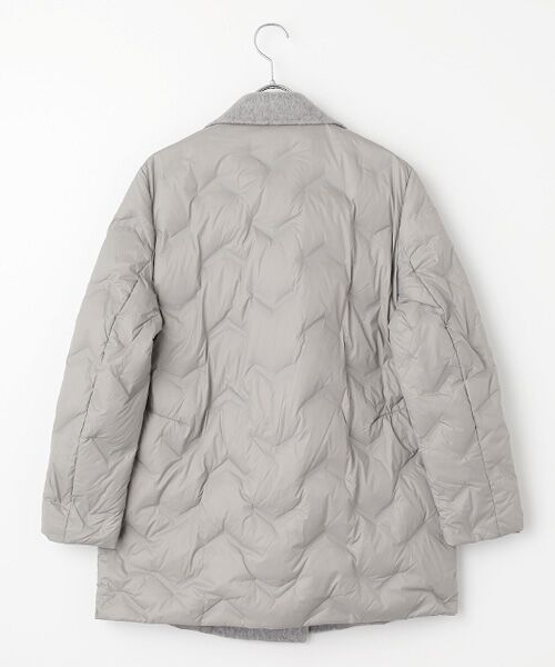 MG SABLE / エムジーセーブル ダウンジャケット・ベスト | 異素材ミックス ウールダウンコート | 詳細1