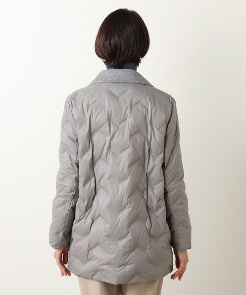 MG SABLE / エムジーセーブル ダウンジャケット・ベスト | 異素材ミックス ウールダウンコート | 詳細8