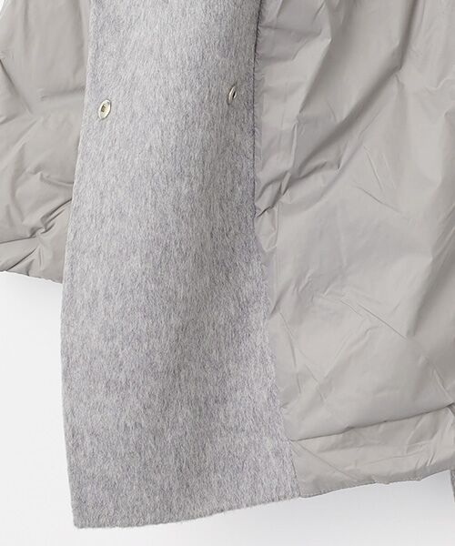 MG SABLE / エムジーセーブル ダウンジャケット・ベスト | 異素材ミックス ウールダウンコート | 詳細4