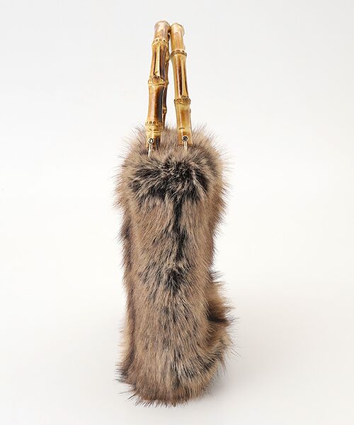 MG SABLE / エムジーセーブル ハンドバッグ | エコファーバンブーハンドルバッグ | 詳細2