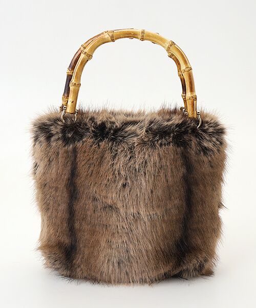 MG SABLE / エムジーセーブル ハンドバッグ | エコファーバンブーハンドルバッグ | 詳細3