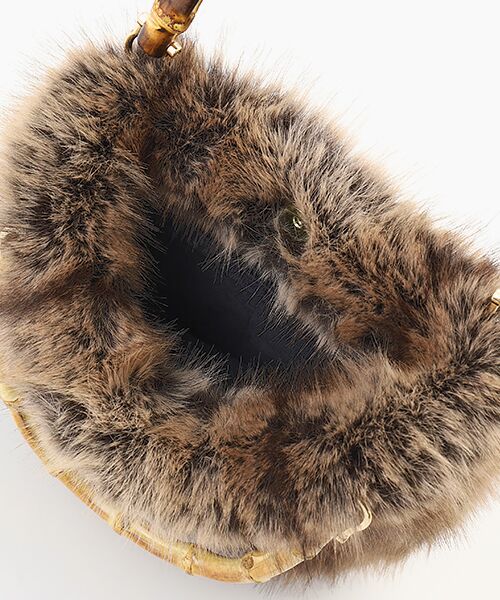 MG SABLE / エムジーセーブル ハンドバッグ | エコファーバンブーハンドルバッグ | 詳細5