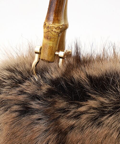 MG SABLE / エムジーセーブル ハンドバッグ | エコファーバンブーハンドルバッグ | 詳細6