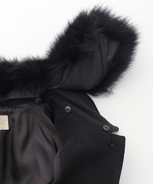 MG SABLE / エムジーセーブル ステンカラーコート | カシミヤ100％コート（ベルト付き） | 詳細6