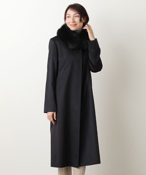 MG SABLE / エムジーセーブル ステンカラーコート | カシミヤ100%コート | 詳細11