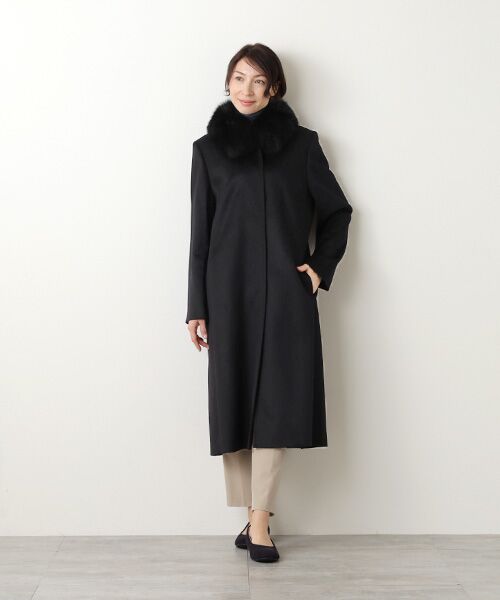 MG SABLE / エムジーセーブル ステンカラーコート | カシミヤ100%コート | 詳細15