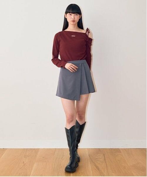 Mi-je / ミジェ その他パンツ | スカートレイヤードパンツ【韓国ファッション】 | 詳細1
