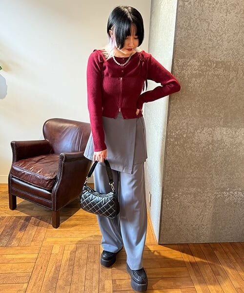 Mi-je / ミジェ その他パンツ | スカートレイヤードパンツ【韓国ファッション】 | 詳細11