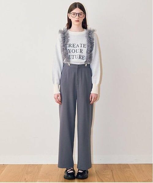 Mi-je / ミジェ その他パンツ | スカートレイヤードパンツ【韓国ファッション】 | 詳細2