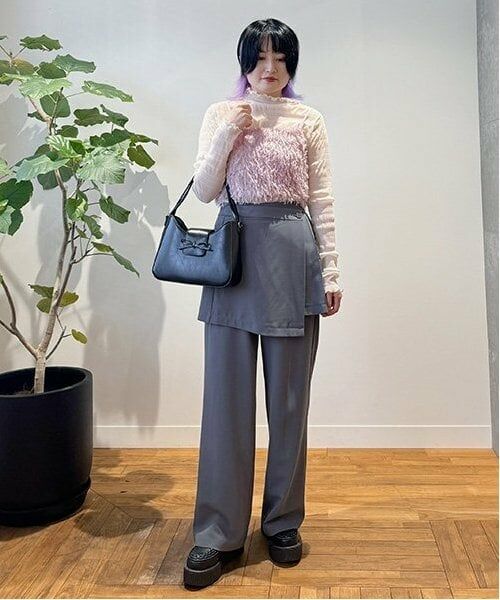 Mi-je / ミジェ その他パンツ | スカートレイヤードパンツ【韓国ファッション】 | 詳細8