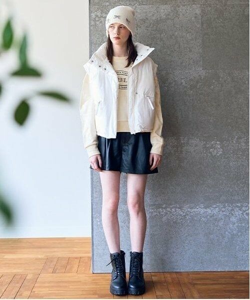 Mi-je / ミジェ ショート・ハーフ・半端丈パンツ | 合皮ショートパンツ【韓国ファッション】 | 詳細1