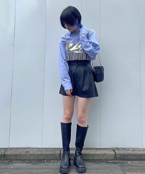 Mi-je / ミジェ ショート・ハーフ・半端丈パンツ | 合皮ショートパンツ【韓国ファッション】 | 詳細15