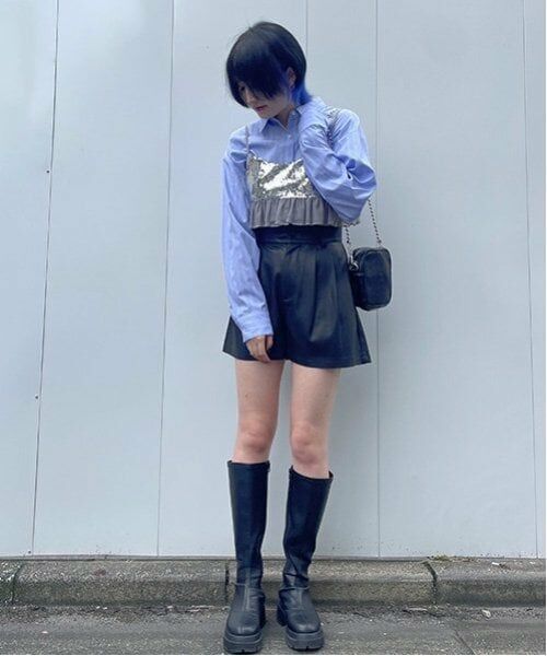 Mi-je / ミジェ ショート・ハーフ・半端丈パンツ | 合皮ショートパンツ【韓国ファッション】 | 詳細18