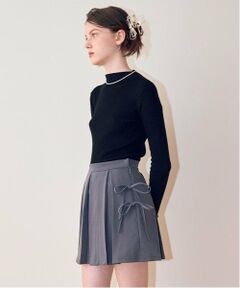 Mi-je / ミジェ ミニ・ひざ丈スカート | リボンプリーツスカート【韓国ファッション】