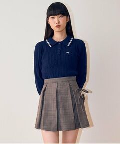 Mi-je / ミジェ ミニ・ひざ丈スカート | リボンプリーツスカート【韓国ファッション】