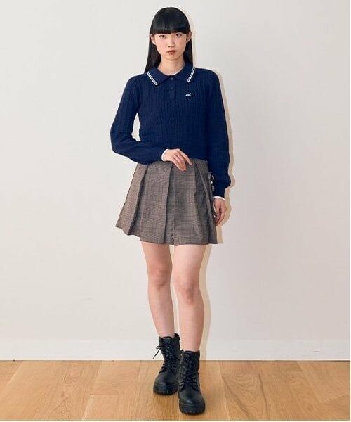 Mi-je / ミジェ ミニ・ひざ丈スカート | リボンプリーツスカート【韓国ファッション】 | 詳細3