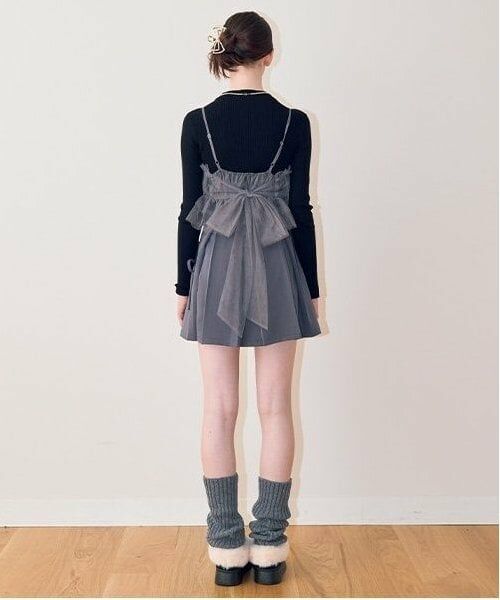 Mi-je / ミジェ ミニ・ひざ丈スカート | リボンプリーツスカート【韓国ファッション】 | 詳細5