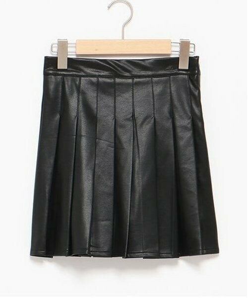 Mi-je / ミジェ ミニ・ひざ丈スカート | 合皮プリーツスカート【韓国ファッション】 | 詳細10
