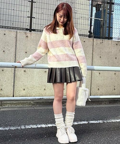 Mi-je / ミジェ ミニ・ひざ丈スカート | 合皮プリーツスカート【韓国ファッション】 | 詳細20