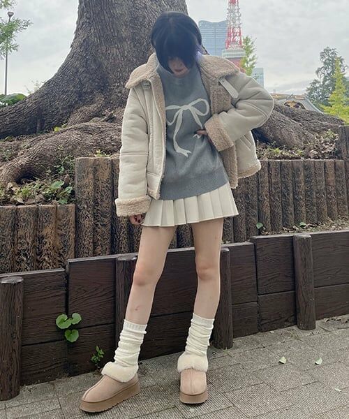 Mi-je / ミジェ ミニ・ひざ丈スカート | 合皮プリーツスカート【韓国ファッション】 | 詳細22