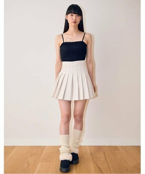 Mi-je / ミジェ ミニ・ひざ丈スカート | 合皮プリーツスカート【韓国ファッション】 | 詳細5