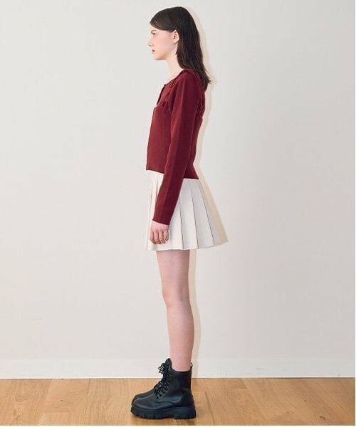 Mi-je / ミジェ ミニ・ひざ丈スカート | 合皮プリーツスカート【韓国ファッション】 | 詳細6