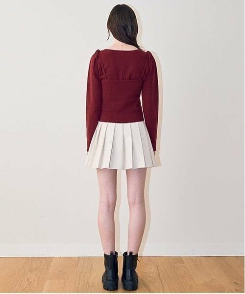 Mi-je / ミジェ ミニ・ひざ丈スカート | 合皮プリーツスカート【韓国ファッション】 | 詳細7