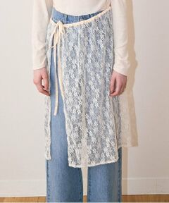 Mi-je / ミジェ ミニ・ひざ丈スカート | レース巻きスカート【韓国ファッション】