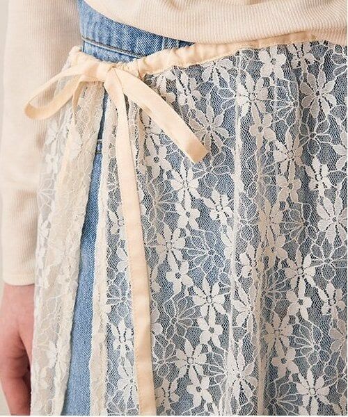 Mi-je / ミジェ ミニ・ひざ丈スカート | レース巻きスカート【韓国ファッション】 | 詳細6