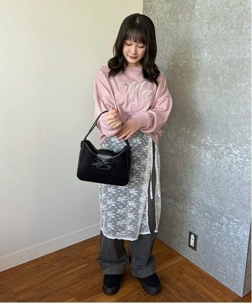 Mi-je / ミジェ ミニ・ひざ丈スカート | レース巻きスカート【韓国ファッション】 | 詳細9