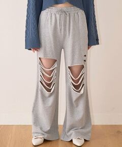 Mi-je / ミジェ その他パンツ | ダメージスウェットパンツ【韓国ファッション】