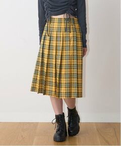 プリーツミディスカート【韓国ファッション】
