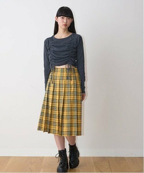 Mi-je / ミジェ ミニ・ひざ丈スカート | プリーツミディスカート【韓国ファッション】 | 詳細7