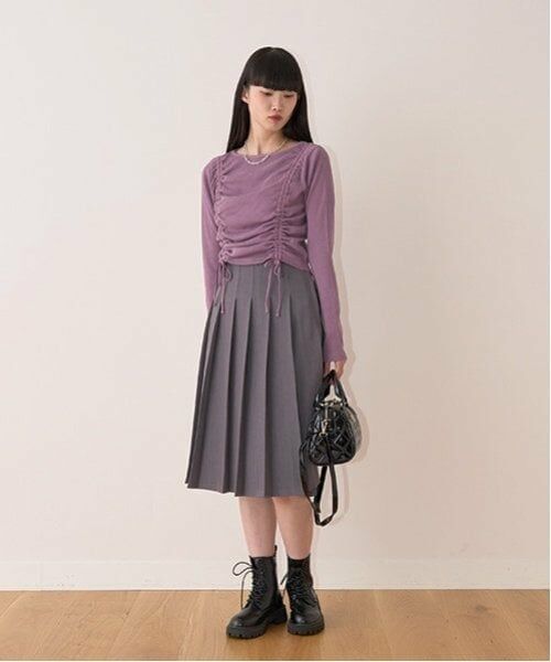 Mi-je / ミジェ ミニ・ひざ丈スカート | プリーツミディスカート【韓国ファッション】 | 詳細8