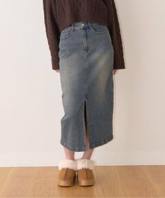 Mi-je / ミジェ ミニ・ひざ丈スカート | デニムロングスカート【韓国ファッション】