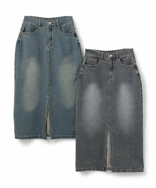 Mi-je / ミジェ ミニ・ひざ丈スカート | デニムロングスカート【韓国ファッション】 | 詳細16